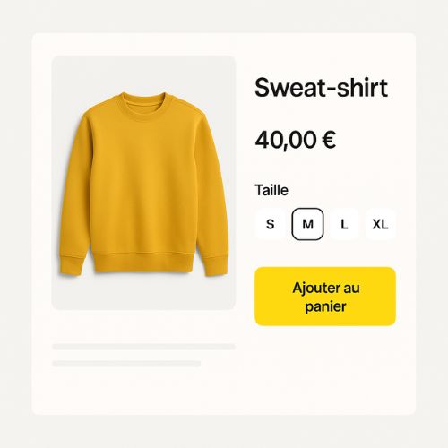 Exemple de page produit optimisée